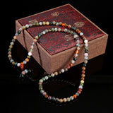 108 Beads Mala Bracelet Necklace 6mm Crystal Buddha Bracelet Prayer Bless Tibetan Buddhist Bracelet/Necklace for Women girls