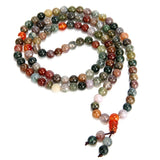 108 Beads Mala Bracelet Necklace 6mm Crystal Buddha Bracelet Prayer Bless Tibetan Buddhist Bracelet/Necklace for Women girls