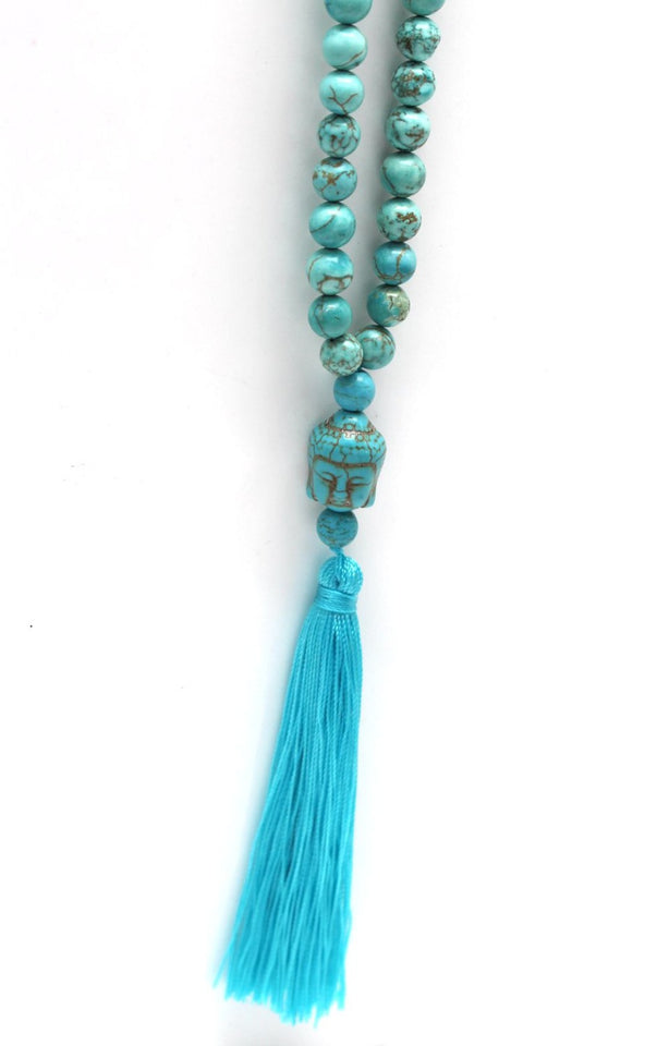 108 Mala necklace 8 mm natural stone beads prayer beaded 108 Bead Mala, Mala Jewelry, Yoga Class Prayer Jewelry