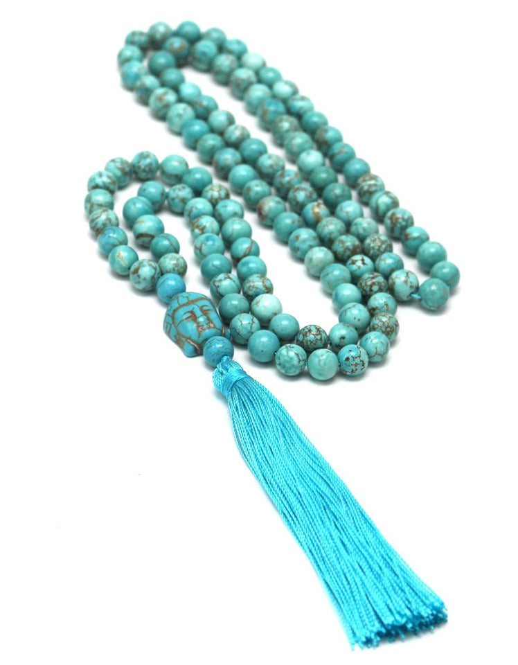 108 Mala necklace 8 mm natural stone beads prayer beaded 108 Bead Mala, Mala Jewelry, Yoga Class Prayer Jewelry