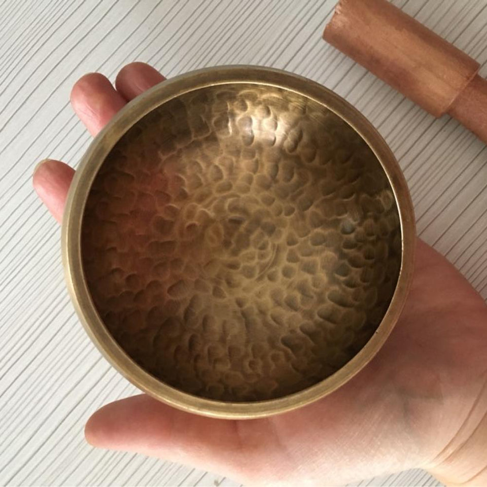 Tibetan Buddhism Singing Bowl Hand Hammered Yoga Copper Chakra Meditation Gift Relax Soothing Sound Meditation Specialists