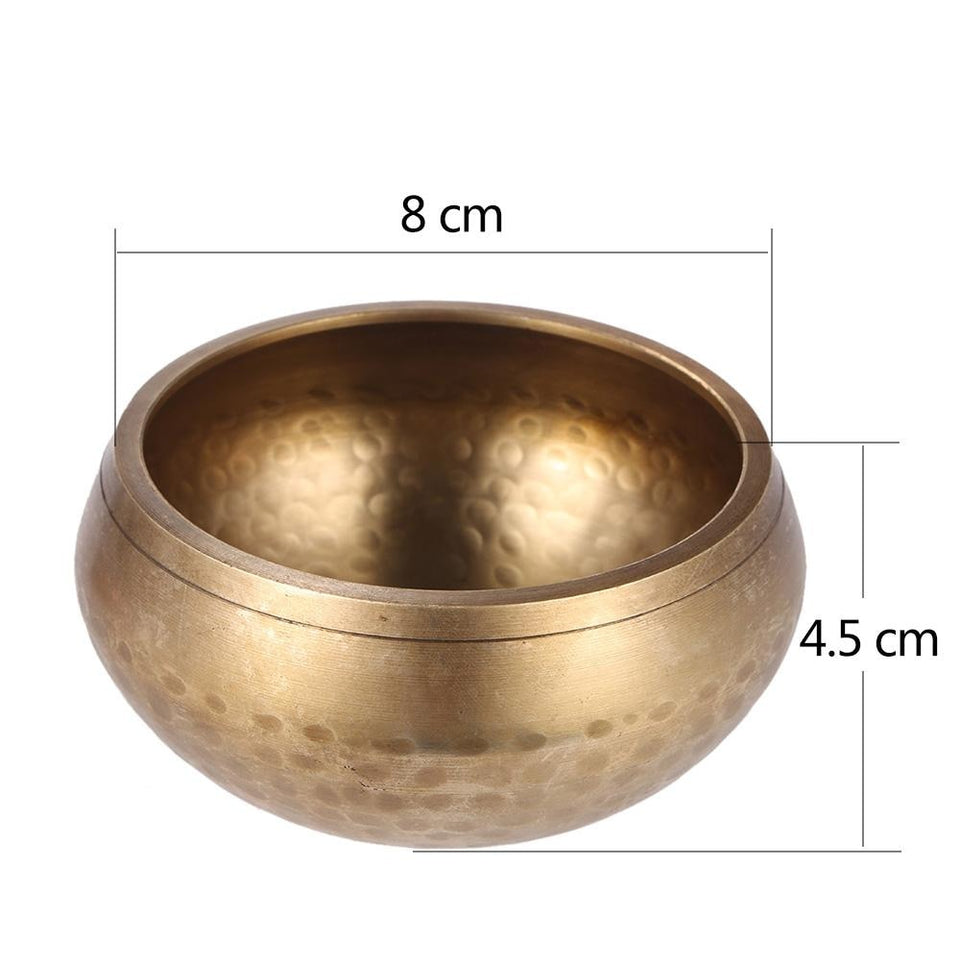 Tibetan Buddhism Singing Bowl Hand Hammered Yoga Copper Chakra Meditation Gift Relax Soothing Sound Meditation Specialists