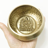 New Arrival Buddha Style High Quality Hand Hammered Buddha Pattern Tibet Singing Bowls