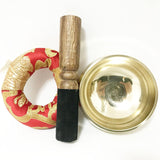 New Arrival Buddhist Tibetan Yoga Singing bowls with Cushion and Leather stick