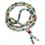 New Rhinestone texture popular 6mm 108 Prayer Tibetan India Buddhist Beads Mala Bless Bracelet Necklace
