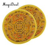 2pcs Round Cloth Tibetan Singing Bowl Cushion Pillow for Dharma Diameter 12cm