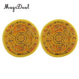 2pcs Round Cloth Tibetan Singing Bowl Cushion Pillow for Dharma Diameter 12cm