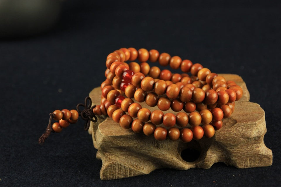 5 Colors 108 Beads 8mm Sandalwood Buddhist Jewelry Buddha Wood Prayer Bead Mala Unisex Men Bracelets & Bangles Jewelry