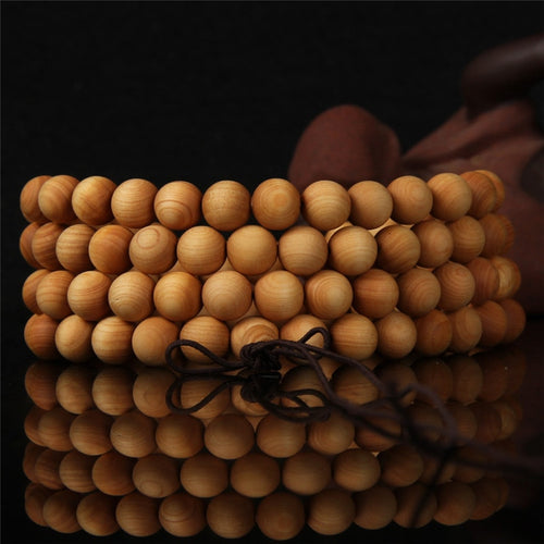 108 Wenge Wooden Prayer Beads Tibetan Buddhist Buddha Bracelet For Women Men Bangle Jewelry