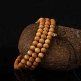 108 Wenge Wooden Prayer Beads Tibetan Buddhist Buddha Bracelet For Women Men Bangle Jewelry