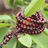 6MM108 Sandalwood Bead Mala 108 Prayer Bracelet yoga Chakas Buddhism energy Wristband Healing cuff natural Bless spirituality