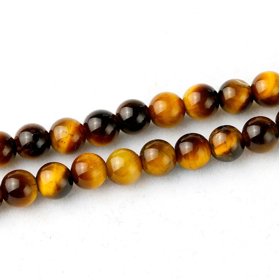 Natural A Grade Tiger Eye Stone 108 Mala Beads Bracelet or Necklace Energy Stone Yoga Mediation For Female Men Male Jewelry