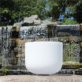 8'' F Note Frosted Quartz Crystal Singing Bowls