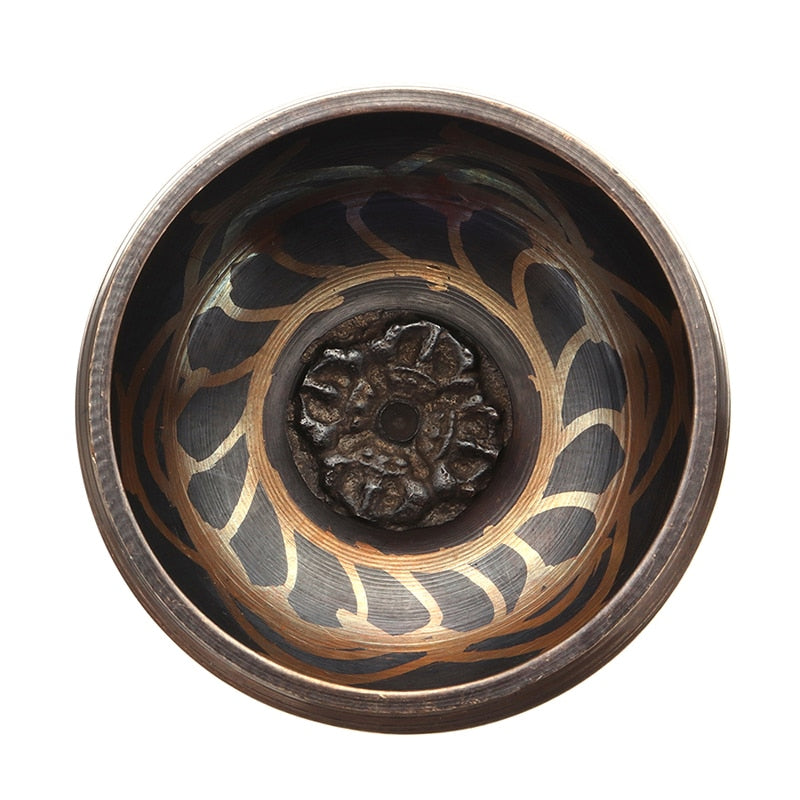 Buddhism Tibetan Bowl Copper Singing Bowls Handmade Decorative-wall-dishes Home Decoration Yoga bowl