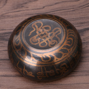 Buddhism Tibetan Singing Bowl Hand Hammered Yoga Copper Chakra Meditation Gift