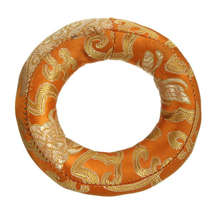 8cm Hand Hammered Chakra Tibetan Singing Bowl Set Wood Sticker Mat for Meditation Yoga Buddhism Gifts Home Decor Crafts