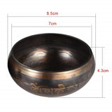 Handmade Tibetan Bell Metal Singing Bowl with Striker for Buddhism Buddhist Meditation & Healing Relaxation
