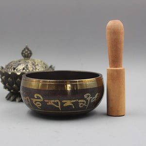Best Sale Yoga Tibetan Bowl Singing Bowl Decorative-wall-dishes Decorative Wall Dishes Home Decoration Hammered Meditation
