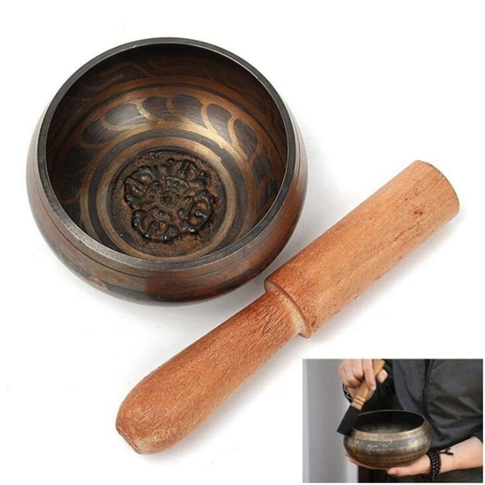 Bowls Copper Tibetan Buddhism Singing Bowls Handmade Decorative-wall-dishes for Meditation Yoga Buddhism Gifts Home Decor Crafts