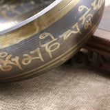 Brass Tibetan Yoga Singing Bowl Meditation Singing Bowl Himalayan Hand Hammered Chakra Meditation Sound Massage Home Ornament