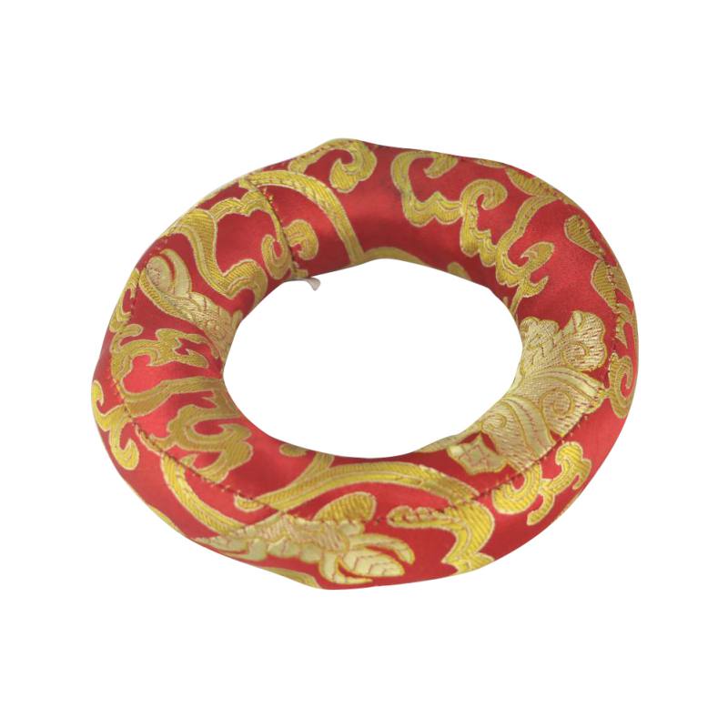 Buddha Sound Bowl Nepal Style Decorative Dharma Pattern Bowl Singing Bowl Mat Set Meditation Instruments Temple Home Decoration