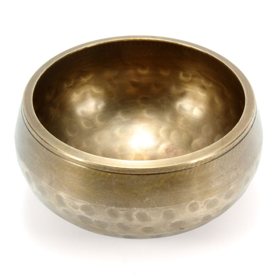 Buddhism Brass Yoga Tibetan Alms Singing Bowl Wooden Hand Hammered Chakra Buddhist Meditation Home Decoration Ornaments