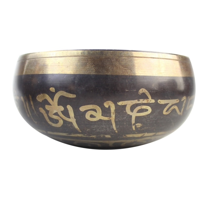 Buddhism Himalayan Hand Hammered Chakra Meditation Bowls Decorative Wall Dishes Yoga Tibetan Buddhist Brass Singing Bowl