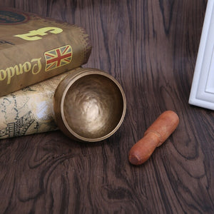 Buddhism Singing Bowl Nepal Brass Bowl Handmade Tibetan Bell Yoga Copper Chakra  8cm