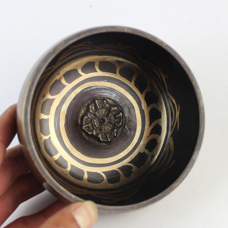 Buddhist Accessories Tibetan Meditation Hammer Music Bowl Yoga Bronze Sound Therapy Chakra Singing Bowl Yoga Meditation