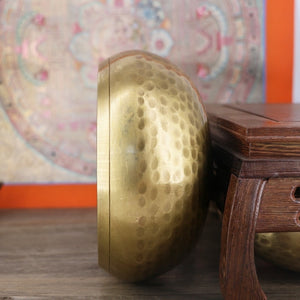 Buddhist Copper Tibetan Bowl Singing Bowl Decorative-wall-dishes Home Decoration Decorative Wall Dishes Tibetan Singing Bowl