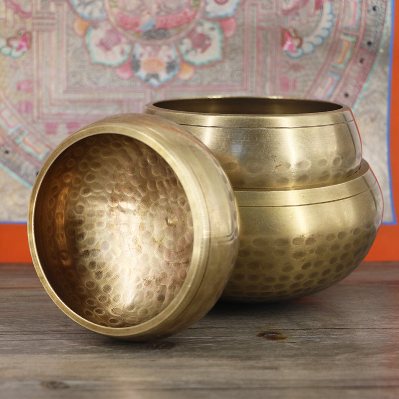Buddhist Copper Tibetan Bowl Singing Bowl Decorative-wall-dishes Home Decoration Decorative Wall Dishes Tibetan Singing Bowl
