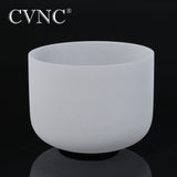 CVNC  10''  Chakra  Note  CDEFGAB Frosted Quartz Crystal Singing Bowl