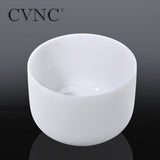 CVNC 8''  440Hz or 432Hz  Note C / D / E / F / G / A / B / Chakra  Frosted Quartz Crystal Singing Bowl