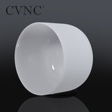 CVNC 8''  440Hz or 432Hz  Note C / D / E / F / G / A / B / Chakra  Frosted Quartz Crystal Singing Bowl