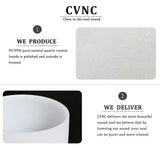 CVNC 8''  Note C# / D# / F# / G#/ A#  Chakra Frosted Quartz Crystal Singing  Bowl