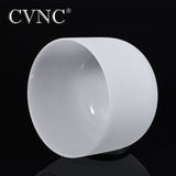 CVNC 8'' Note F Heart Chakra Frosted Quartz Crystal Singing Bowl