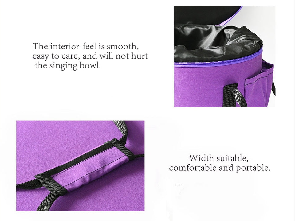 CVNC Canvas Carrier Bag for 11'' - 12'' Crystal Singing Bowls