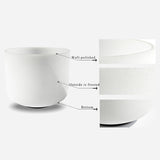 CVNC  Natural 432Hz 6''-12'' Chakra tuned  CDEFGAB  set of  7PCS   Frosted Quartz Crystal Singing Bowl Set
