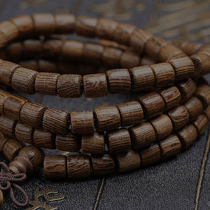 Cindiry Brand 108*8mm/ 108*6mm Natural Sandalwood Buddhist Prayer Beads Bracelet Bangle Women Men Jewelry P05