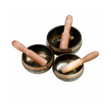 Copper Yoga Tibetan Singing Bowl Set Hand Hammered For Meditation Prayer Chakra Himalayan Crystal Home Decoration Decorative