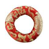 Decoration Retro Ring Pillow Soft Buddhism Handmade Round Portable Holder Cotton Blend Tibetan Comfortable Singing Bowl Cushion