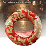 Decoration Round Portable Handmade Singing Bowl Cushion Tibetan Retro Buddhism Pillow Comfortable Cotton Blend Holder Ring Soft