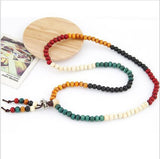 Fashion Bracelets Natural 6mm Rosewood Beads 108 Buddha Bracelets Men Women Long Bangle Religion Gift Wholesale Tibet Jewelery