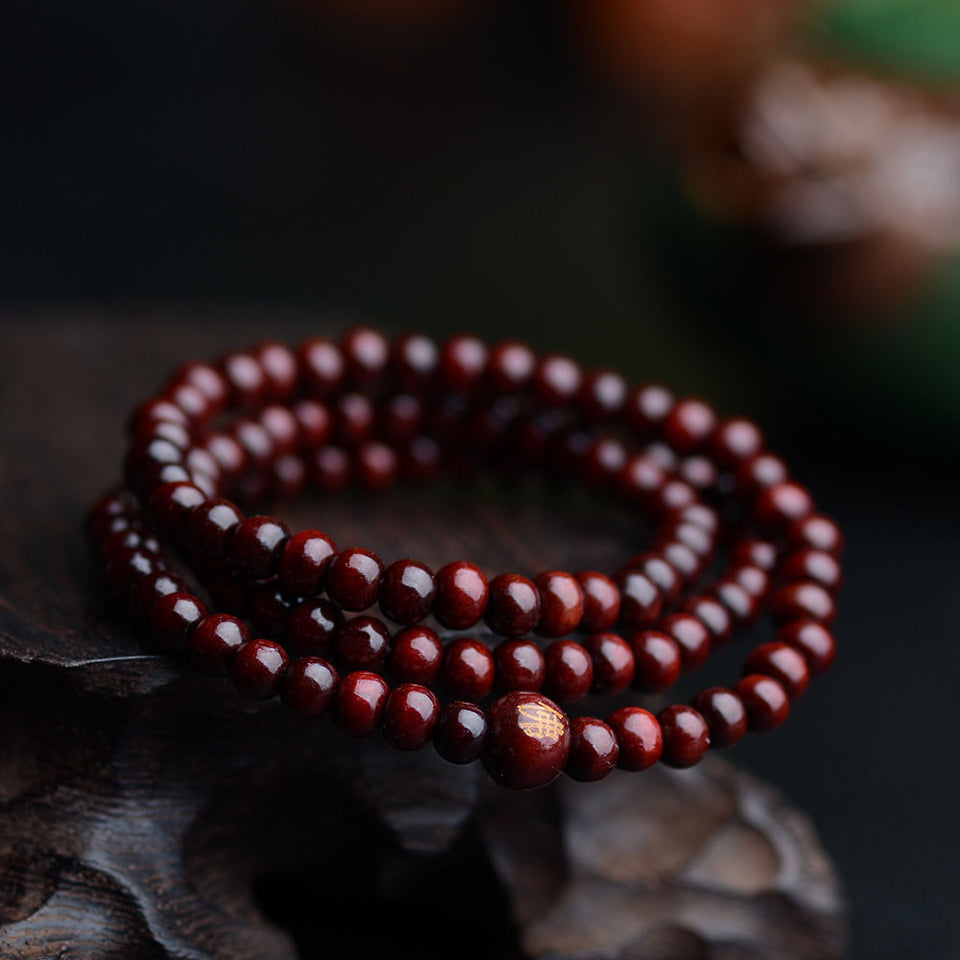 Fashion Women Men Charm Bracelet Natural Wood Beads 108 Buddha Bracelets Retro Ethnic Bangle Religion Gift Tibet Jewelry