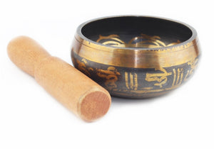 Free Shipping Yoga Tibetan Singing Bowl Himalayan Hand Hammered Chakra Meditation