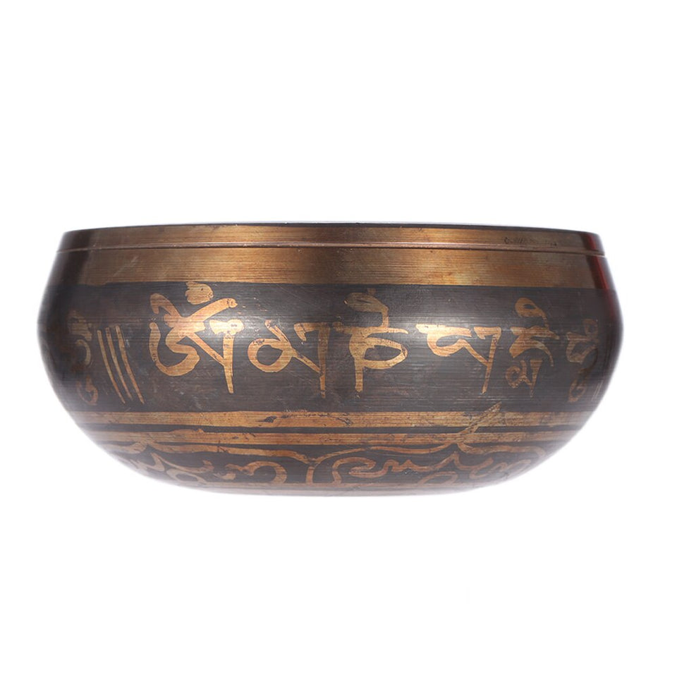 Handmade 2.8 Inch Tibetan Bell Metal Singing Bowl with Striker for Buddhism Buddhist Meditation & Healing Relaxation
