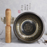 Handmade 3.15 Inch Tibetan Bell Metal Singing Bowl with Striker for Buddhism Buddhist Meditation & Healing Relaxation