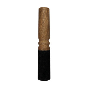 Handmade Hard Wood Singing Bowl brand new Christmas Felted Striker Mallet Stick for Tibetan Buddhism Leather-Wrapped 4FM