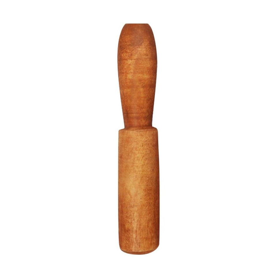 Handmade Hard Wood Singing Bowl brand new Christmas Felted Striker Mallet Stick for Tibetan Buddhism Leather-Wrapped 4FM