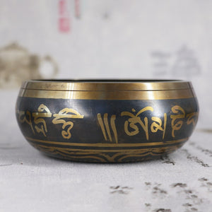 Himalayan Hand Bowl Decorative Chakra Meditation Wall Dishes Yoga Tibetan Buddhist Brass Singing Bowl Buddhist Supplies Tibetan